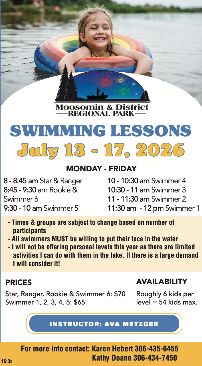 Mooosmin swimming lessons